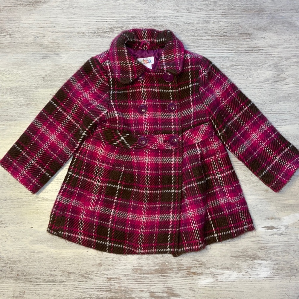 Plaid Trench Coat